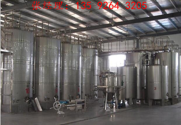 整套的果酒生產線設備|哪里有生產水果果酒飲料的設備廠家